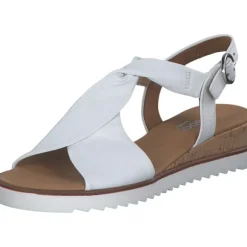 Gabor Comfort 42.751, Keilsandaletten, Damen, Weiß (White)