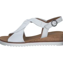 Gabor Comfort 42.751, Keilsandaletten, Damen, Weiß (White)