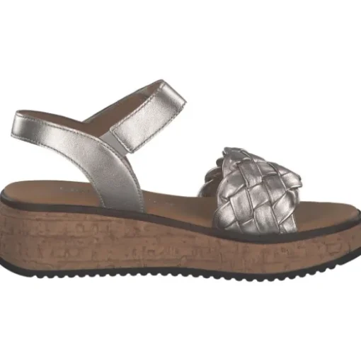 Gabor Comfort 62.829, Keilsandaletten, Damen, puder