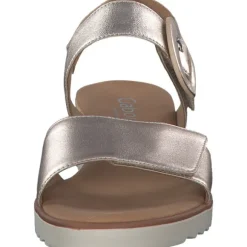 Gabor Comfort 42.752, Keilsandaletten, Damen, puder (Kork/creme)