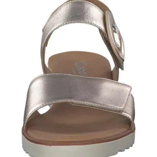 Gabor Comfort 42.752, Keilsandaletten, Damen, puder (Kork/creme)