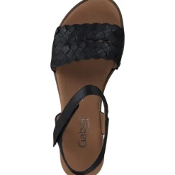 Gabor Comfort 62.759, Keilsandaletten, Damen, schwarz(Kork/schw)