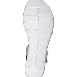 Gabor Comfort 42.700, Keilsandaletten, Damen, weiss (uni+gold)
