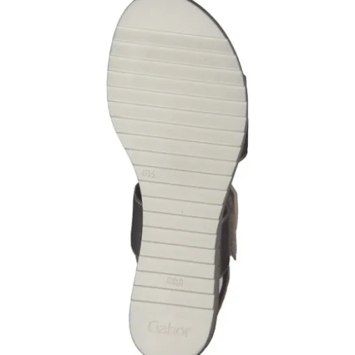 Gabor Comfort 42.752, Keilsandaletten, Damen, puder (Kork/creme)