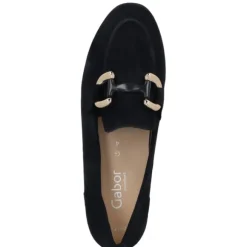 Gabor Comfort 42.494, Mokassins, Damen, dark-blue(uni+gold)