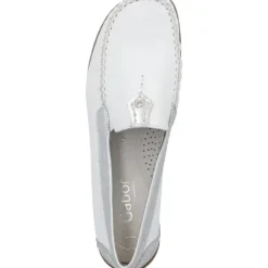 Gabor Comfort 46.090, Mokassins, Damen, Weiß (White)