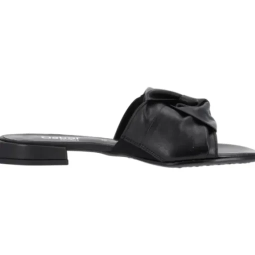 Gabor Comfort 2.803, Plateau-Pantoletten, Damen, schwarz (LDS)