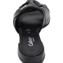 Gabor Comfort 2.803, Plateau-Pantoletten, Damen, schwarz (LDS)