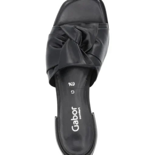Gabor Comfort 2.803, Plateau-Pantoletten, Damen, schwarz (LDS)