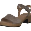 Gabor Comfort 22.071, Plateau-Sandaletten, Damen, sesamo