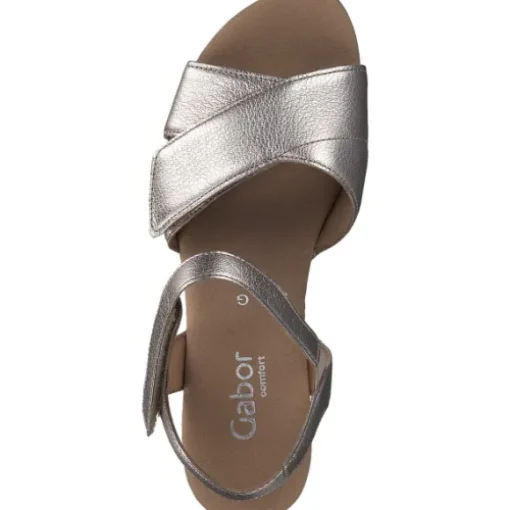 Gabor Comfort 62.072, Plateau-Sandaletten, Damen, puder (S.Kork)
