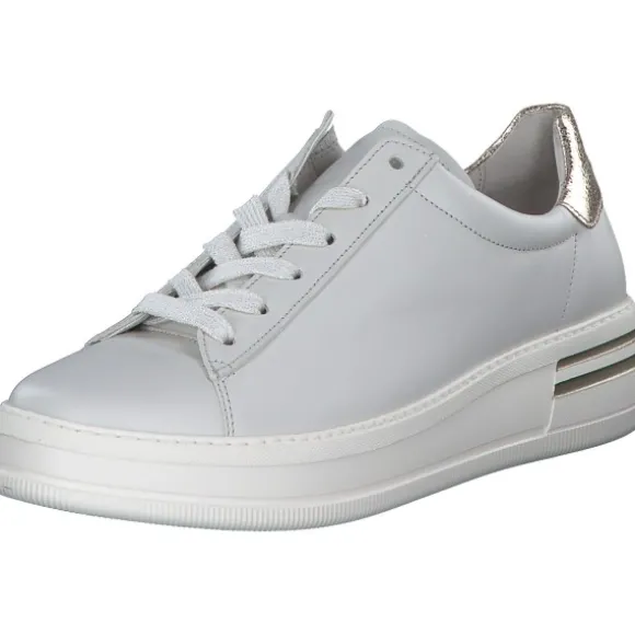 Gabor Comfort 46.395, Schnürschuhe, Damen, offwhite/platino