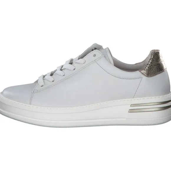 Gabor Comfort 46.395, Schnürschuhe, Damen, offwhite/platino