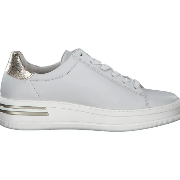 Gabor Comfort 46.395, Schnürschuhe, Damen, offwhite/platino