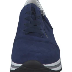 Gabor Comfort 46.528, Schnürschuhe, Damen, oceano/silber