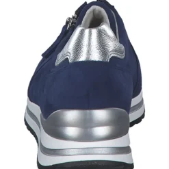 Gabor Comfort 46.528, Schnürschuhe, Damen, oceano/silber