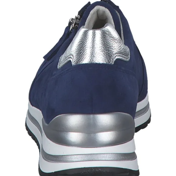 Gabor Comfort 46.528, Schnürschuhe, Damen, oceano/silber