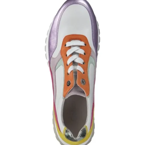 Gabor Comfort 46.375, Schnürschuhe, Damen, offwh/gum/sole