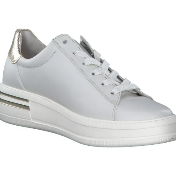 Gabor Comfort 46.395, Schnürschuhe, Damen, offwhite/platino