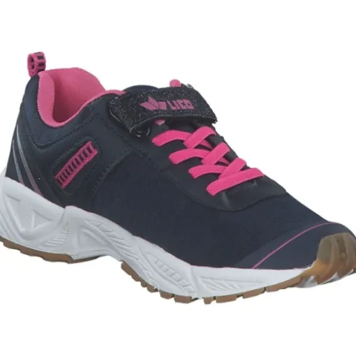 Geka Barney VS W, Sportliche Slipper, Kinder, marine/pink
