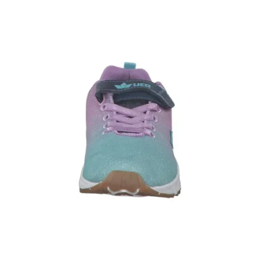 Geka Florina VS, Sportliche Slipper, Kinder, tuerkis/lila/grau