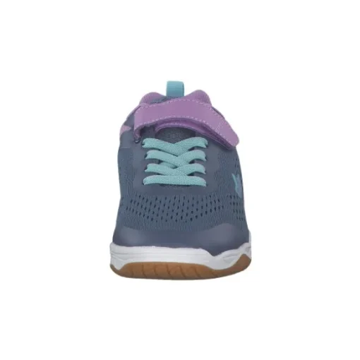 Geka Key VS W, Sportliche Slipper, Kinder, grau/lila/tuerkis