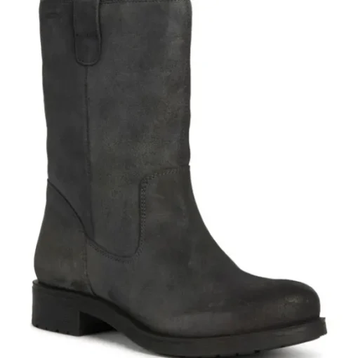Geox D846RB, Winterstiefel, Damen, Grau (Anthracite)