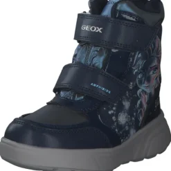 Geox J268AD, Stiefeletten (Kinder), Kinder, NAVY/PLATINUM