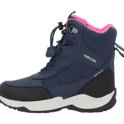 Geox J36FVB, Winterstiefel, Kinder, navy/fuchsia