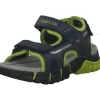 Geox J35GHC, Sandalen (Kinder), Kinder, NAVY/LIME