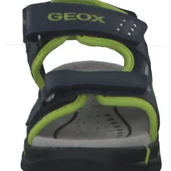 Geox J35GHC, Sandalen (Kinder), Kinder, NAVY/LIME