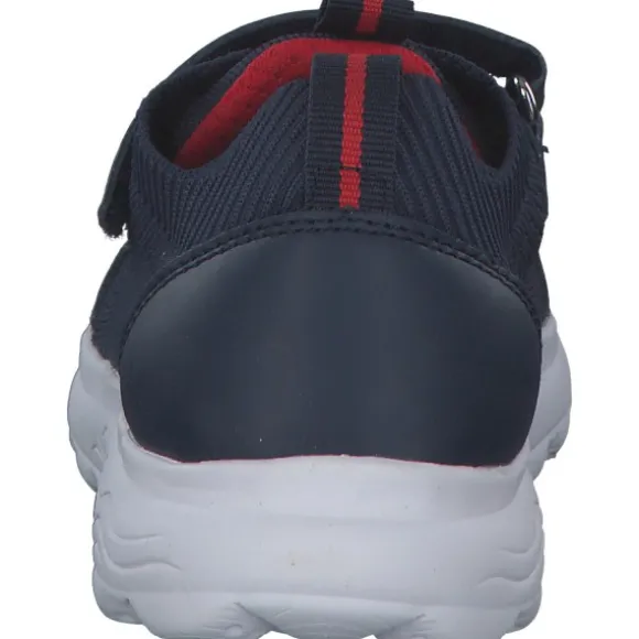 Geox J26H7C, Sneakers Low, Kinder, Navy/Red