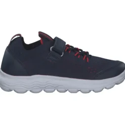 Geox J26H7C, Sneakers Low, Kinder, Navy/Red