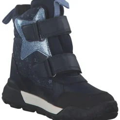 Geox J46M7C-0MNBC/CF44Y, Winterstiefel, Kinder, NAVY/LT AVIO
