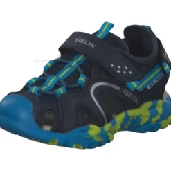 Geox J250RB, Sandalen (Kinder), Kinder, NAVY/LIME