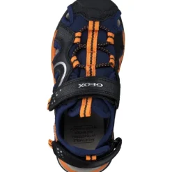 Geox J250RB, Sandalen (Kinder), Kinder, NAVY/ORANGE