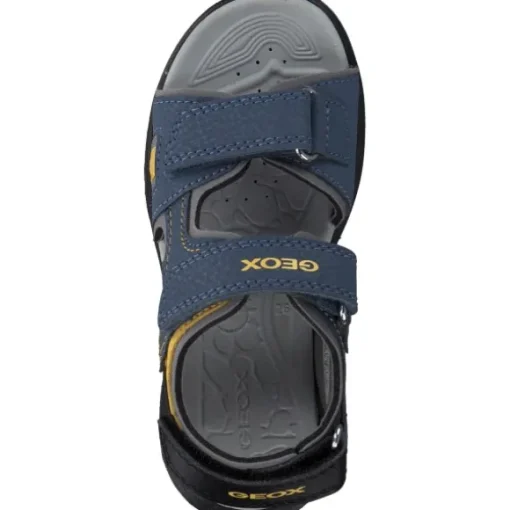 Geox J155XB, Sandalen (Kinder), Kinder, AVIO/DK YELLOW