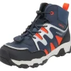 Geox J263ZA, Stiefel (Kinder), Kinder, Dunkelblau / Orange