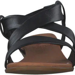 2 Go Shoes 8003802, Keilsandaletten, Damen, Schwarz