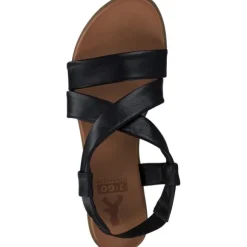 2 Go Shoes 8003802, Keilsandaletten, Damen, Schwarz