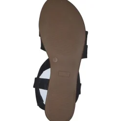 2 Go Shoes 8003802, Keilsandaletten, Damen, Schwarz