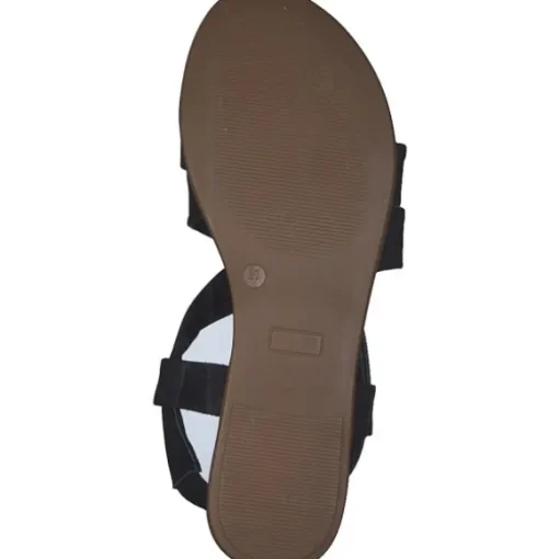 2 Go Shoes 8003802, Keilsandaletten, Damen, Schwarz