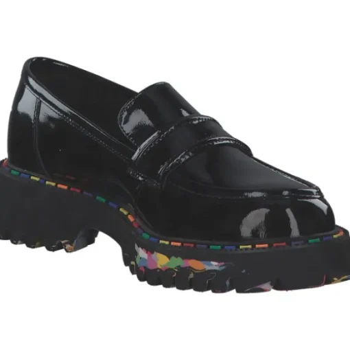 2 Go Shoes 8983401-902, Mokassins, Damen, schwarz (lack)