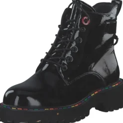 2 Go Shoes 8983501-902, Stiefeletten, Damen, schwarz (lack)