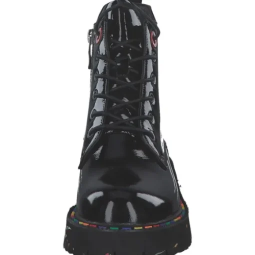 2 Go Shoes 8983501-902, Stiefeletten, Damen, schwarz (lack)