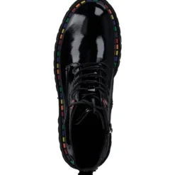 2 Go Shoes 8983501-902, Stiefeletten, Damen, schwarz (lack)