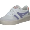 Gola Grandslam Trident CLA415, Schnürschuhe, Damen, white/lavender/terracotta