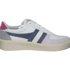 Gola Grandslam Trident CLA415, Schnürschuhe, Damen, white/moonlight/hot fuchsia-HW