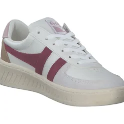 Gola Grandslam Trident CLA415, Schnürschuhe, Damen, white/cerise/chalk pink