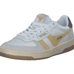 Gola Hawk CLB336, Schnürschuhe, Damen, white/pollen/plum